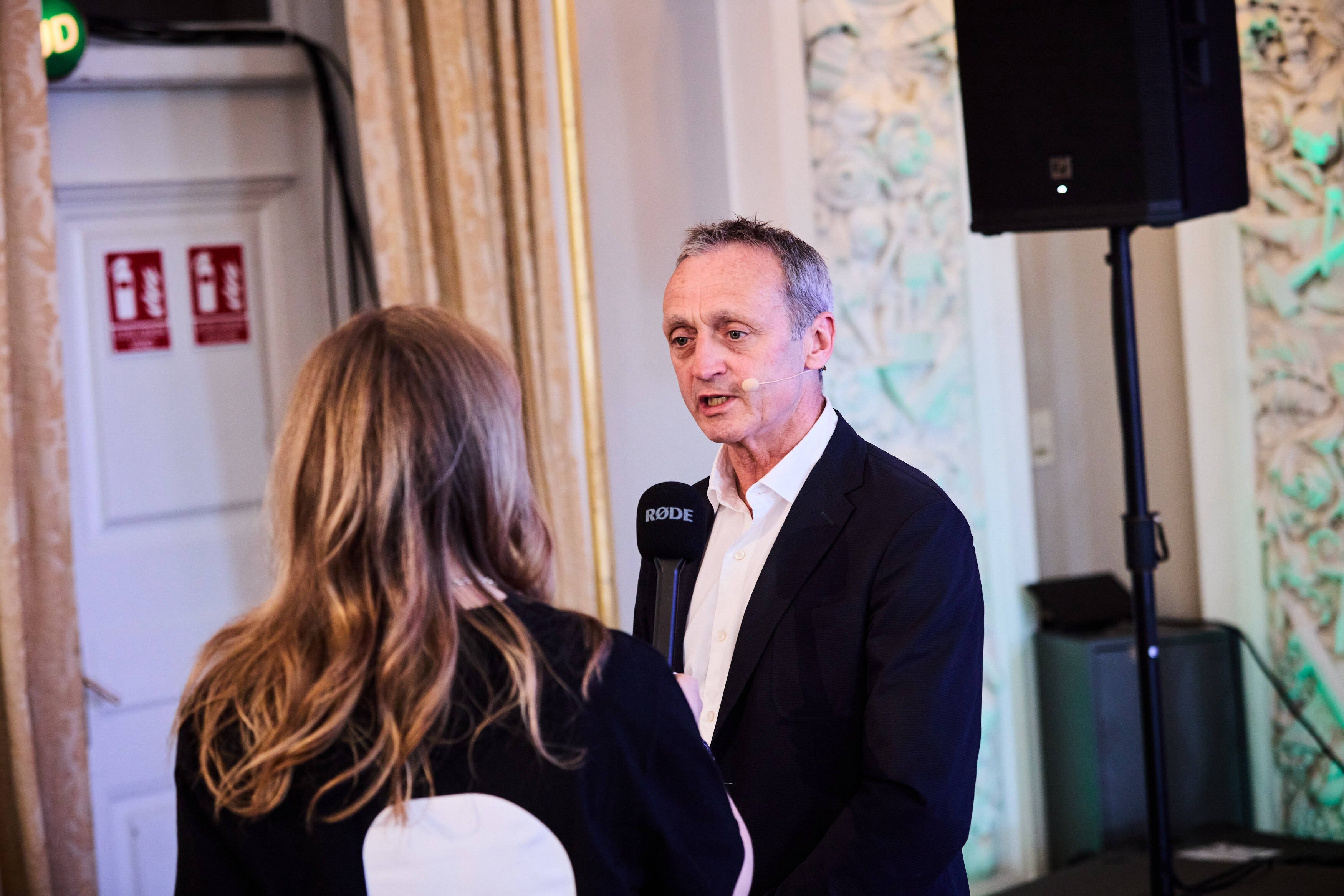 BTS interview with Nigel 