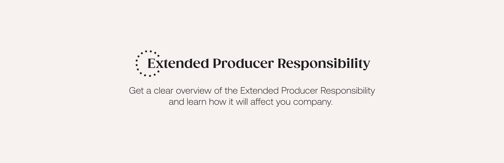 Extended Producer Responsibility