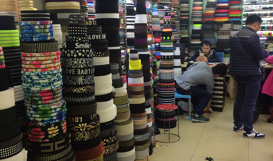 Shangai fabric market