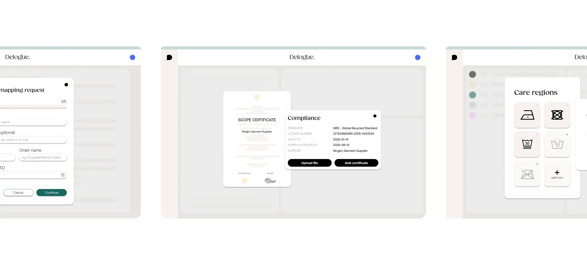 menu item - compliance