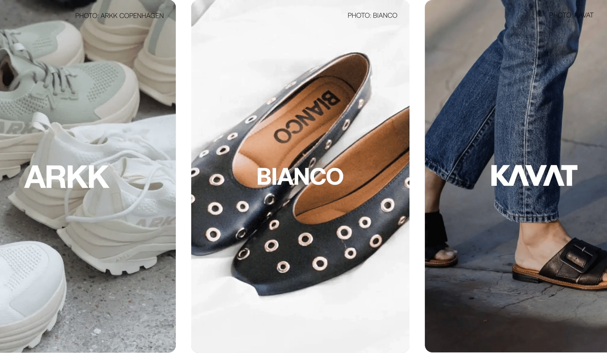 menu item - footwear