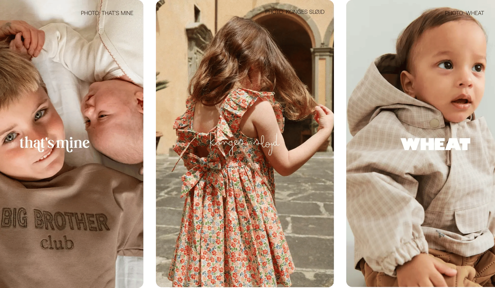 menu item - kidswear